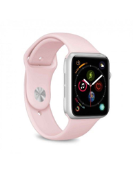 Set 2 correas de silicona Puro Rosa para Apple watch 42-44mm Tallas S/M y M/L precio