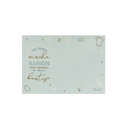 MR.WONDERFUL - Set De 20 Invitaciones Personalizables Mr. Wonderful: Bautizo Azul precio