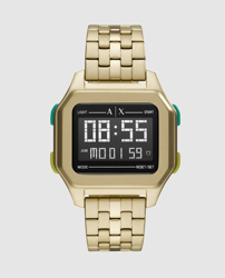 Armani Exchange - Reloj De Hombre AX2950 Digital De Acero Dorado en oferta