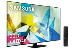 Samsung - TV QLED 4K UHD 189cm (75") QE75Q80T Con Inteligencia Artificial 4K, HDR 1500 Y SMART TV en oferta