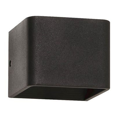 Lámpara de Pared Homemania Square Negro, 10x8x10 cm