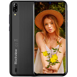 Blackview A60 Moviles 2020, Smartphone Libres (15.7cm) 19.2:9 HD Display, Cámara 13MP+5MP, 4080mAh Batería Telefono, 16GB ROM + 128GB TF Ampliable Dua características