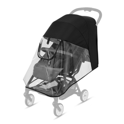 Cybex - Protector De Lluvia Para Silla De Paseo Línea Eezy S 2 Negro/transparente características