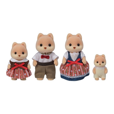 Sylvanian Families - Familia Perro Caramelo