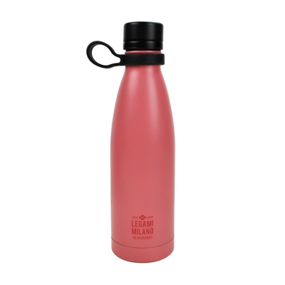 Legami - Botella Metálica 500 Ml Lisa Coral