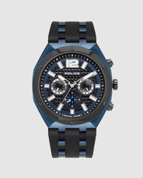 Police - Reloj De Hombre Kediri 15995JSBLU-03P De Silicona Azul Y Negro características