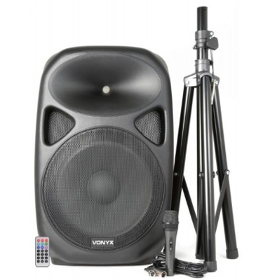 VONYX 170.303 SPS152 ALTAVOZ ACTIVO 15'' SD/USB/MP3/BT