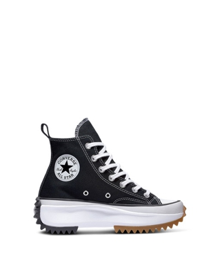 Converse - Zapatillas Casual De Mujer De Lona Con Plataforma Run Star Hike Alta