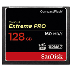 Extreme Pro CompactFlash 128GB 160MB/s - Tarjeta Memoria características