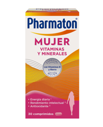 Pharmaton - 30 Comprimidos Mujer Vitaminas Y Minerales características