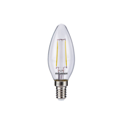 Sylvania - Bombilla LED Retro Filamento Vela E14 2W características