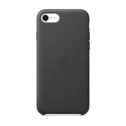 APPLE - Funda Negra Leather Case Para IPhone SE características