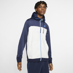 Nike Sportswear Sudadera con capucha y cremallera completa de tejido Fleece y - Hombre - Blanco características