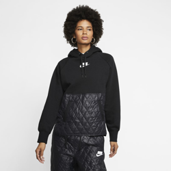 Nike Sportswear Sudadera con capucha de tejido Fleece - Mujer - Negro precio