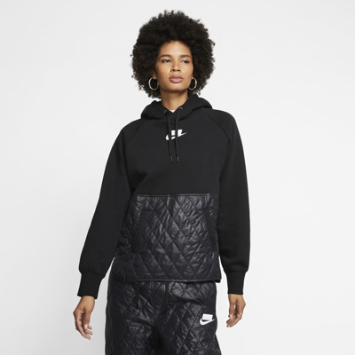 Nike Sportswear Sudadera con capucha de tejido Fleece - Mujer - Negro