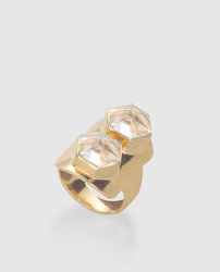 El Corte Inglés - Anillo Dorado Con Cristal características