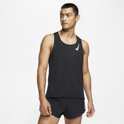 Nike AeroSwift Camiseta de running - Hombre - Negro en oferta