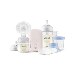 Philips Avent - Pack De Regalo Sacaleches Eléctrico + Biberón + Discos Absorbentes Transparente precio