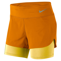 Nike Eclipse Pantalón corto de running 2 en 1 - Mujer - Naranja en oferta