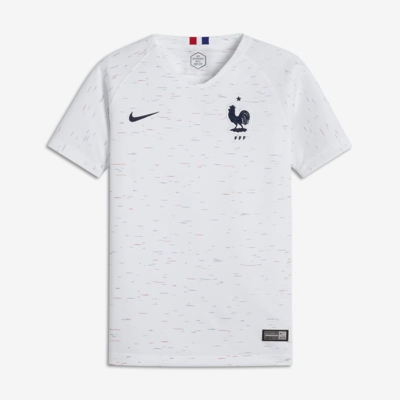 2018 FFF Stadium Away Camiseta de fútbol - Niño/a - Blanco