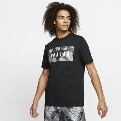 Jordan Poolside Camiseta con estampado floral - Negro en oferta