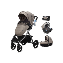 Playxtrem - Coche De Paseo Trío Match 3 Skyline Sand Beige precio