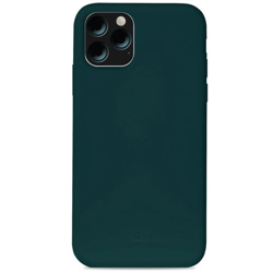 Funda de silicona Puro Icon Verde oscuro para iPhone 11 en oferta