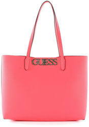 GUESS Uptown Chic Barcelona Tote Shopper Schultertasche Tasche Coral Pink precio