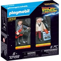 PLAYMOBIL 70459 Back to the Future Marty Mcfly und Dr. Emmett Brown características