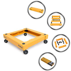 Carro móvil multipropósito portátil de cuatro ruedas Dozop Compact Dolly Amarillo en oferta