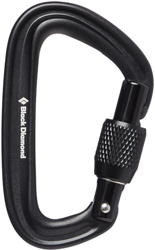 Black Diamond Liteforge Screwgate Carabiner Black en oferta