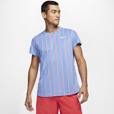 NikeCourt Slam Camiseta de tenis de maga corta - Hombre - Azul