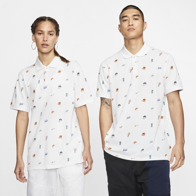 The Nike Polo Polo de ajuste entallado unisex - Blanco