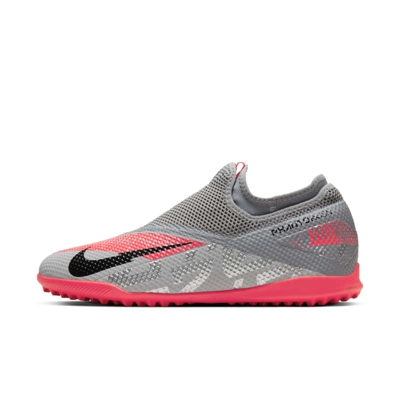 Nike Phantom Vision 2 Academy Dynamic Fit TF Botas de fútbol para hierba artificial o moqueta - Turf - Gris