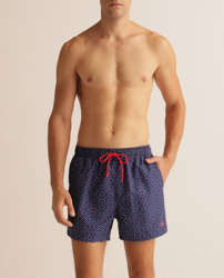 Easy Wear - Bañador Bermuda De Hombre Azul Marino Estampado características