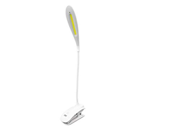 FLEXO RECARGABLE LED 3W 140 LUMENS  COB 6.400K CON PINZA BATERIA INCLUIDA 800MAH en oferta