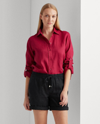 Lauren Ralph Lauren - Blusa De Mujer Lisa Y Manga Larga en oferta