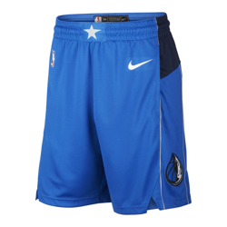 Dallas Mavericks Icon Edition Swingman Pantalón corto Nike de la NBA - Hombre - Azul en oferta