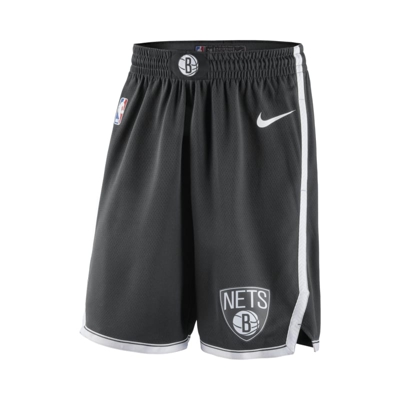 Brooklyn Nets Icon Edition Swingman Pantalón corto Nike de la NBA - Hombre - Negro