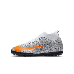 Nike Jr. Mercurial Superfly 7 Club CR7 Safari TF Botas de fútbol para moqueta - Turf artificial - Niño/a y niño/a pequeño/a - Blanco precio