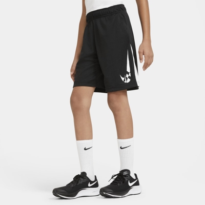 Nike Dri-FIT Pantalón corto de entrenamiento con estampado - Niño - Negro