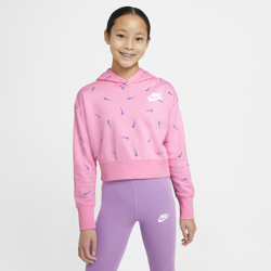 Nike Sportswear Sudadera con capucha corta - Niña - Rosa en oferta