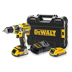 DEWALT DCD795D2-QW - Taladro Percutor a bateria sin escobillas XR 18V 13mm 60Nm con 2 baterías Li-Ion 2,0Ah con maletín TSTAK precio