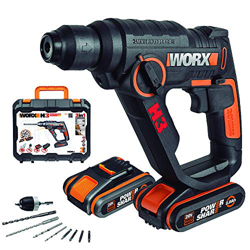 Worx Wx390.1 H3 - Martillo Taladro Atornillador, 20 V, 2.0 Ah, Negro características