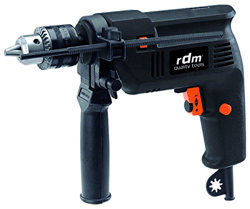 Taladro percutor profesional RDM Quality Tools 70000, 500W, giro reversible, velocidad variable, botón de bloqueo. Color negro y naranja. en oferta