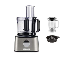 Kenwood Multipro Compact FDM301 - Procesador de alimentos y blender con 8 accesorios, cuchillas de acero inoxidable, potencia 800 W, capacidad 2.1 lit características