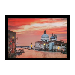 Cuadro con 4 LED basílica de San Marcos Venecia  60 x 40, 2 pilas AA en oferta