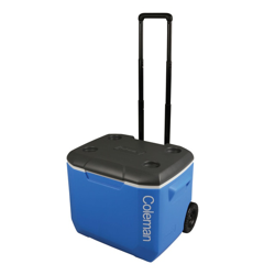 Coleman - Nevera Rígida Con Ruedas 60QT Black & Blue en oferta