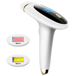 Depiladora de Luz Pulsada Profesional IPL Laser Light Pulsed 2 en 1 600,000 Pulsos Mujeres y Hombres Depilación Permanente para Uso Doméstico (Blanco) características