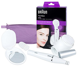 Braun Face (Edición Japón) 830 - Depiladora facial con cepillo de limpieza, color blanco en oferta